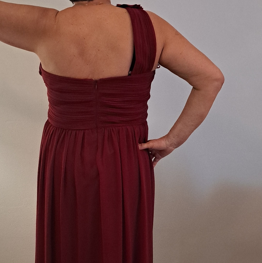Burgundy Long dress, size 12